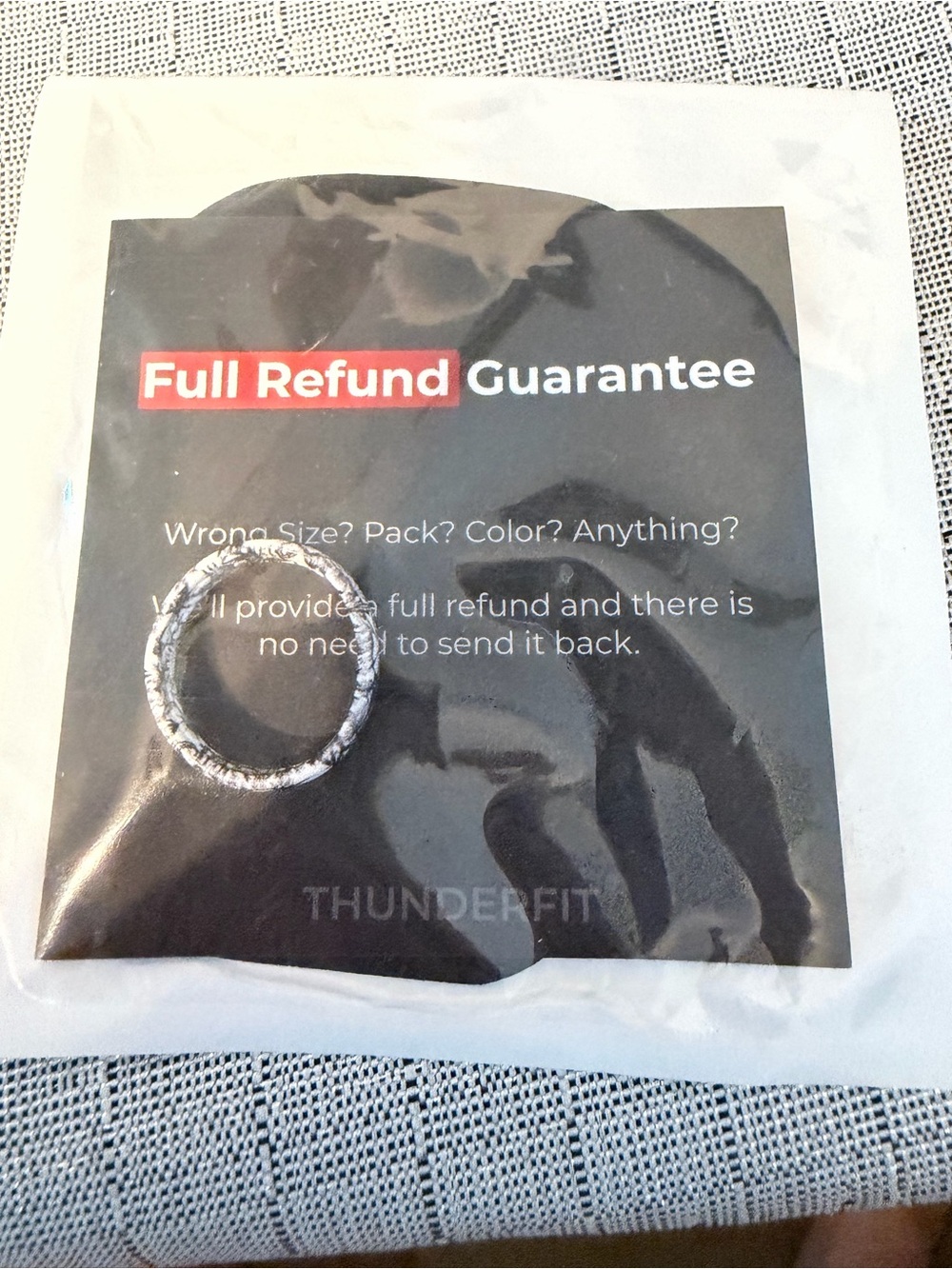 ThunderFit Silicone Textured Ring